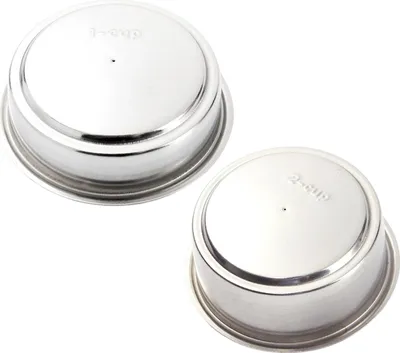 Produktbild von Stück 51-mm-Edelstahl-Kaffeefilter für 1 und 2 Tassen, doppelwandiger Druckfilterkorb für Espresso