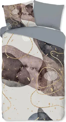 Immagine prodotto di Buongiorno Bettbezug "stampa moderna" - grigio - (140x200/220 cm) - Baumwolle