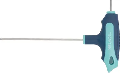 Produktbild von Stiftschlssel mit Quergriff Schlsselweite 2 mm Klingenlnge 100 mm mit Seitenabtrieb und Kugelkopf