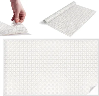 Obrázek produktu pro Vitrážová fólie na okna - 116x200 cm - Vitrážová fólie na okna, dekorativní a neprůhledná - Samolepicí dekorativní skleněná fólie s vitrážovým vzorem - UV ochrana, snadná instalace, dekorace oken - Geometrické vzory