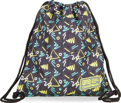 Produktbild von COOLPACK SOLO SKETCH B72104 Turnbeutel Sportbeutel Rucksack Tasche MOTIVPRINT leicht bunt Kinder Schule