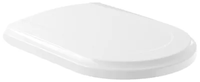 Immagine prodotto di Villeroy & Boch Hommage Siège de WC, ovale, charnières laiton précieux, SoftClose, QuickRelease, 430x485x80mm, blanc alpin CeramicPlus, 8809S6R1, 8809S6R1