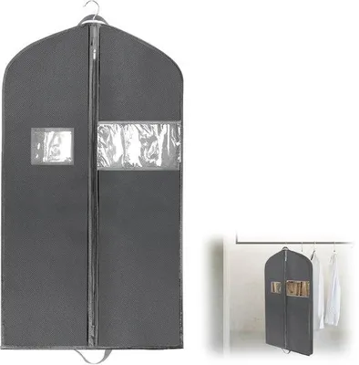 Immagine prodotto di Copriabiti da viaggio impermeabili, 110x60x10 cm, grigio