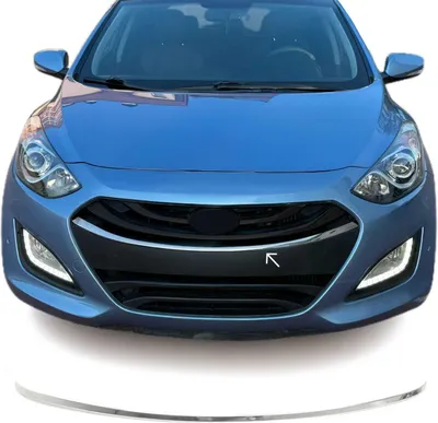 Zdjęcie produktu dla Listwy osłony chłodnicy Listwy osłony chłodnicy do Hyundai i30 Coupe 2013-2017 chrom srebrny