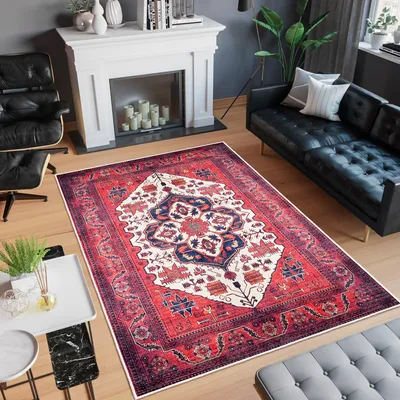 Produktbild von Conceptum Hypnose, Woobtny0246, Teppich, Weinrot, 200 x 300 cm