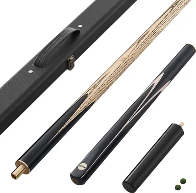 Produktbild von VEVOR Snookerqueue Billardqueue (1447,8 mm / 540 g) mit Verlängerungsstange & Lederspitze & Holzkoffer, Billardstock geeignet für professionellen Billardtisch, Bar, Zuhause, BüroVEVOR Snookerqueue Billardqueue (1447,8 mm / 540 g) mit Verlängerungsstange & Lederspitze & Holzkoffer, Billardstock geeignet für professionellen Billardtisch, Bar, Zuhause, BüroVEVOR Snookerqueue Billardqueue (1447,8 mm / 540 g) mit Verlängerungsstange & Lederspitze & Holzkoffer, Billardstock geeignet für professionellen Billardtis