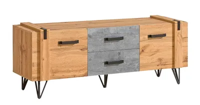 Zdjęcie produktu dla Szafka RTV LOFTER LO7 Nowoczesna W Stylu LOFT Industrialny