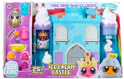 Obrázek produktu pro MGA Entertainment DohKins Ice Cream Castle, Modelářská hlína, Vícebarevný, Dětský, Chlapec/děvče, 3 rok/roky, 99 rok/roky
