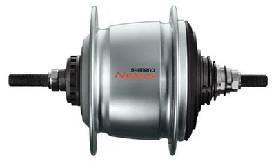 Image de Moyeu Shimano Gear Nexus 8 vitesses C6001 36G frein arrière argent