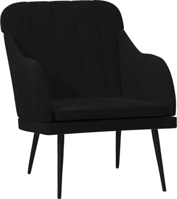 Produktbild von vidaXL Sessel Schwarz 63x76x80 cm Samt