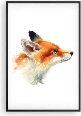 Produktbild von Gerahmtes Poster - Schwarzer Rahmen - Fuchs Tier Natur - 61x91,5 cm - Wand Bild - Wanddeko - Wandbilder - Kunstposter - Wandposter - Bilderrahmen - Bilder - Kunstdruck - Wandbild - P2BPA61x91-3904