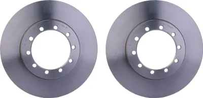 Produktbild von 2 Bremsscheiben voll Ø 107,1 mm 16 mm HELLA passend für u.a. FORD TRANSIT