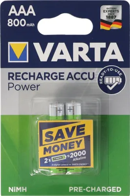 Produktbild von VARTA Akku Ready2Use 2 x Micro 0,8 Ah Blister