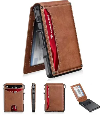 Obrázek produktu pro Peněženka, blokování RFID, tenký design, káva
