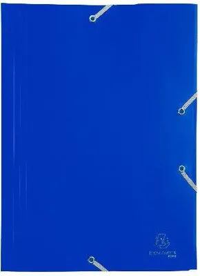 Produktbild von Exacompta PP 0,4 mm - plain Blue, 24 cm, 32 cm, Blau, 30 Stück