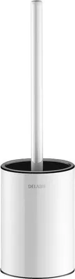 Image de Fil de brosse WC Delabie. W.-Mont. sans cache inox époxy blanc