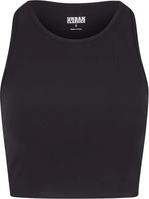 Produktbild von Urban Classics Top Damen Ladies Sports Top Rib schwarz M