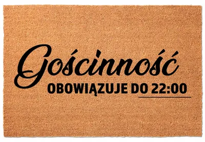 Produktbild von TabPrint Eingangsmatte Kokos 40x60 cm mit Aufdruck