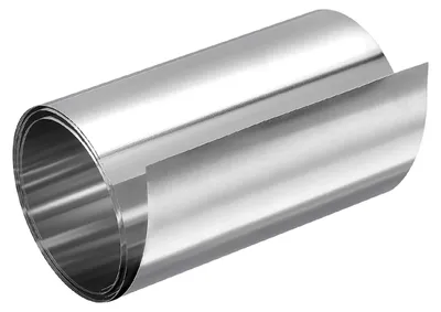 Edelstahlplatte 304, 0,2x200x1000 mm, Rollblech, silber