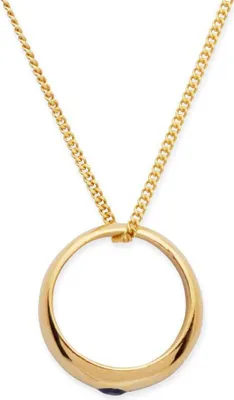 Produktbild von Unique Polierter 333er Gelbgold Taufring mit Saphir KTR0012