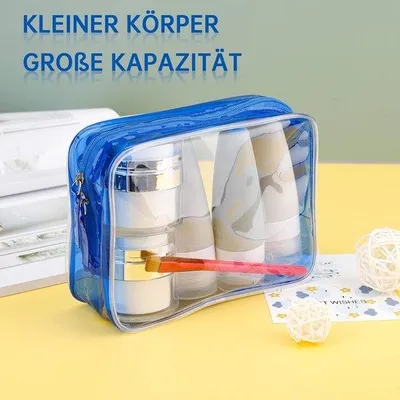 Zdjęcie produktu dla Duże, przezroczyste kosmetyczki w dużej torbie