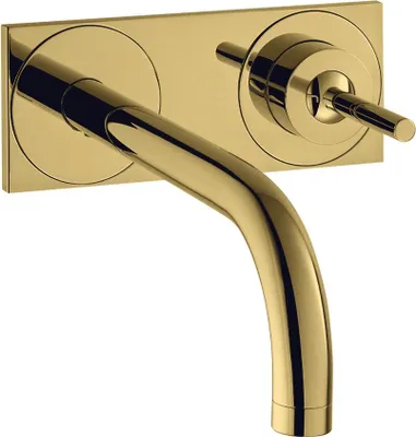 Immagine prodotto di hansgrohe AXOR Uno mitigeur monocommande de lavabo encastré, plaque pour montage mural, saillie 225mm, 38115990, 38115990