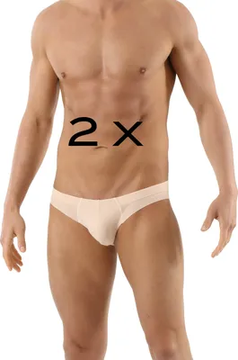 Produktbild von ALBERT KREUZ 2-Pack Herren Slips unsichtbar Lasercut nahtlos Clean Cut Baumwolle Elasthan, 05/M
