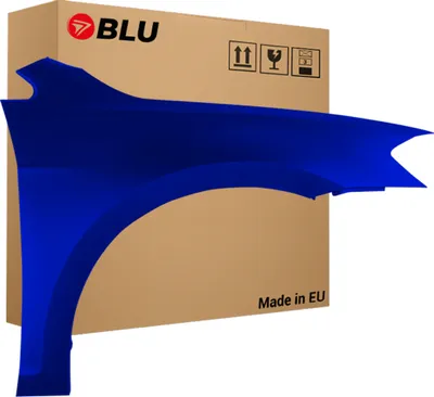 Image de BLU Aile Compatible avec Volkswagen Golf VII 7 LIFT LD5K Droite Blau LapizBlau | 2017- | Avant | Peint| Prêt à Monter | Acier