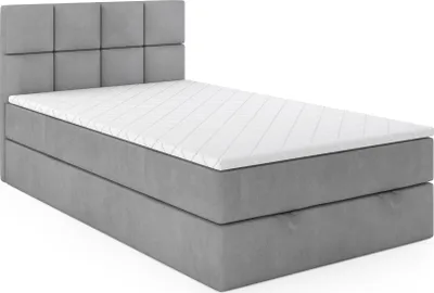 Produktbild von VELAR Boxspringbett mit bettkasten "OLAF", 120 cm, GRAU