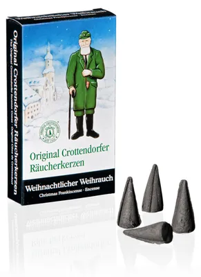 Produktbild von Crottendorfer 1001 Original Räucherkerzen "Weihnachtlicher Weihrauch" 24 Stück, Größe M