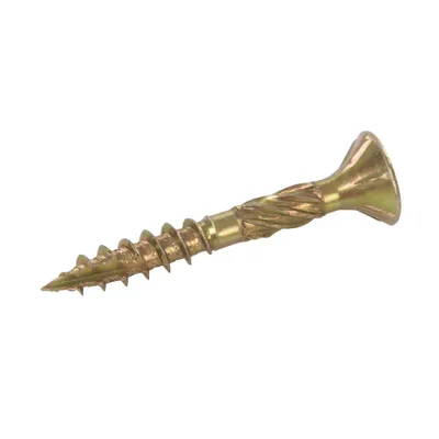 Produktbild von Gelb verzinkte Schrauben 4 x 30 mm, 200er-Pckg.