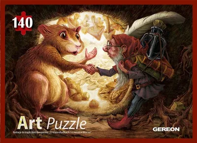 Produktbild von Puzzle 140 elementów - Spotkanie chomika