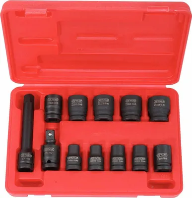 Image de Jeu de clés à chocs KS TOOLS 6 faces - 12 pièces - 515.0112