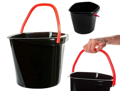 Zdjęcie produktu dla Wiadro Plastikowe Czarne Jagięłło Bryza Eco 5L