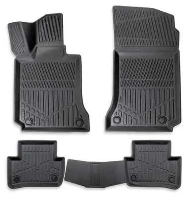 Image de Tapis de sol en caoutchouc 3D Erpassan, lot de 4, pour MERCEDES Classe C (W204) Coupé 2007-2014