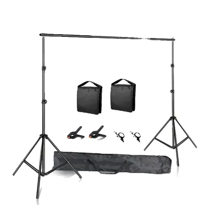 Produktbild von Hintergrundstützsystem, verstellbare Höhe, kompakte Tragetasche, 2Mx3M-e, Neuer flexibler Sandsack-a