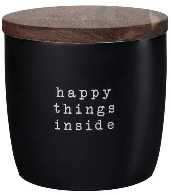 Produktbild von ASA Dose, happy things inside  d. 15 cm, h. 14,5 cm