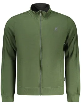 Obrázok produktu pre US GRAND Herren-Sweatshirt mit Reißverschluss, grün