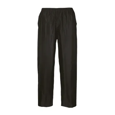 Image de Portwest S441 Pantalon de pluie classique pour adultes Black Taille XL
