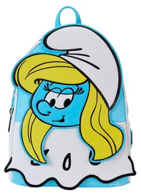 Obrázok produktu pre Loungefly - Plecak Smurfette 26cm, stylowy plecak szkolny z serii The Smurfs