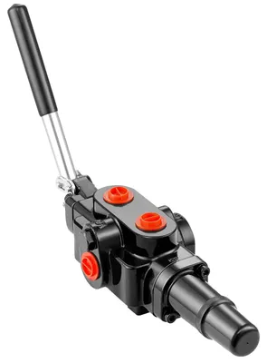 Produktbild von VEVOR Hydraulischer Holzspalterventil 1 Spule, 25 GPM Hydraulisches Richtungssteuerungsventil, 3626PSI Hydraulisches Laderventil, Hydraulisches Joystick-Steuerventil für kleine Traktoren, Lader, Holzspalter
