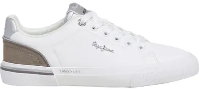 Imagen del producto de Zapatillas deportivas Pepe Jeans Kenton Campus para mujer, color blanco, talla 39 EU