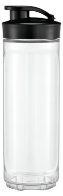 Produktbild von WMF KULT X Mix & Go, 600 ml, Fitness, Schwarz, Transparent, Kunststoff, Klappdeckel, Kunststoff
