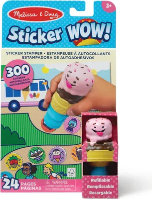 Zdjęcie produktu dla Melissa & Doug STICKER WOW! - Naklejki na lody dla dzieci
