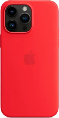 Produktbild von Apple iPhone 14 Pro Max Hülle - Silikon - Soft Case, Backcover - Rot