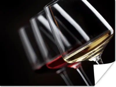Produktbild von MuchoWow® Poster Weinglas - Wein - Alkohol 160x120 cm - Foto Plakat