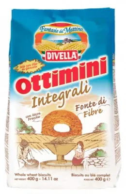 Image de Biscuits Ottimini Integrali, 400g - Divella