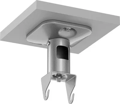 Immagine prodotto di deleyCON Supporto universale a soffitto per proiettore +-25° inclinabile - girevole a 360° - fino a 15Kg - distanza dal soffitto 215mm - passaggio cavi - argento