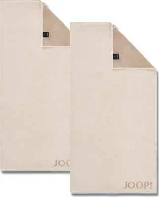 Produktbild von 2 Stück Joop! Handtuch Classic Creme Beige 1600-36 50x100