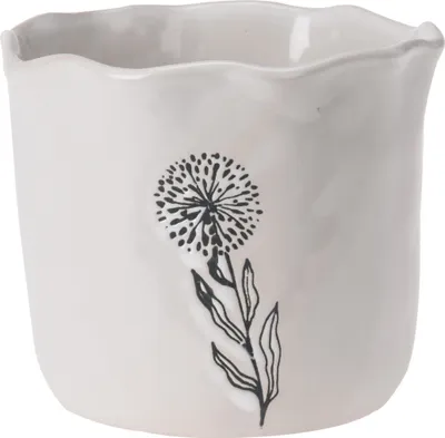 Produktbild von Blumentopfabdeckung aus Keramik, Ø 12,5 cm